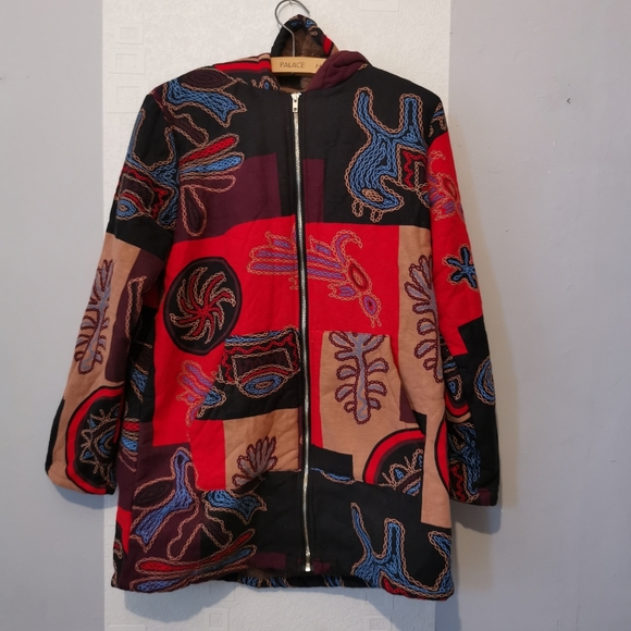O-nelue Festival Patchwork Style Hooded Jacket - Picture 2 of 12